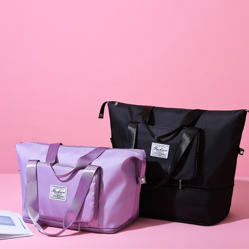 Short Trip Handheld Storage Bag Travel Bag Large Capacity Shoulder Bag for Men and Women Small Luggage Bag for Fitness Business Trip Maternity