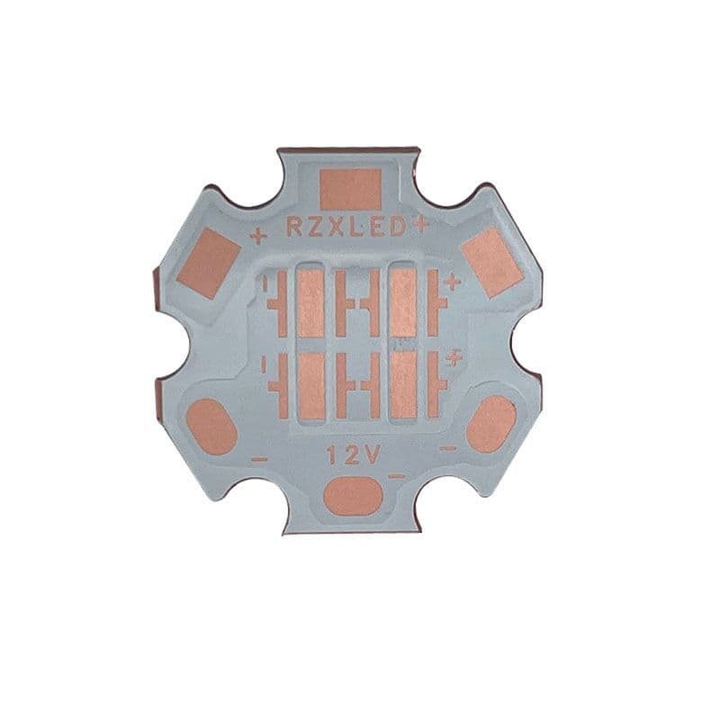 XPG XPE3535 4 lamp 20mm plum blossom 2 parallel 2 series copper substrate 4W12W20W white light 6V ultraviolet lamp 12V