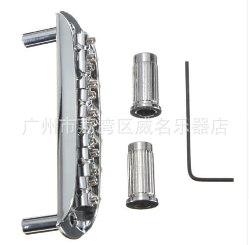 Guitar Parts Electric Guitar Parts Guitar Nut Electric Guitar Bridge 6-String Bridge Silver Gold Black