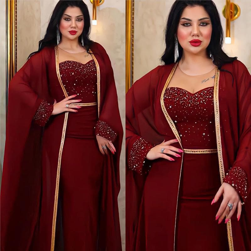 Women's 2-Piece Set Long Dress Summer Autumn Women's Wear