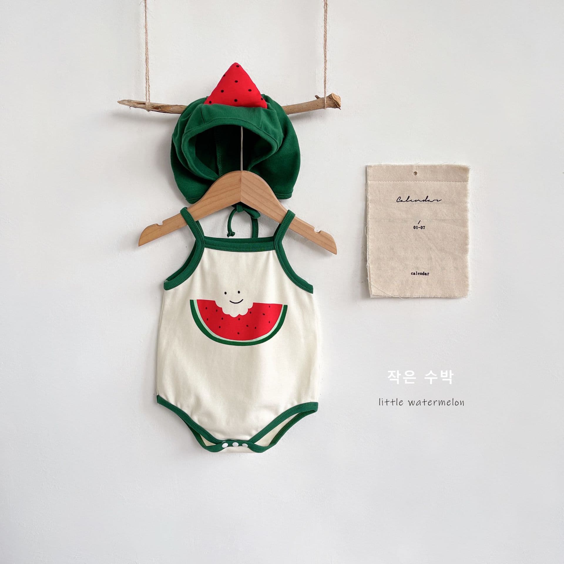 2025 New Korean Style Baby Romper - Cute Watermelon Style Newborn Infant Triangle Onesie