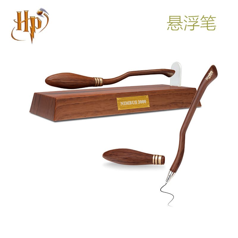 Harry Potter levitation pen Harry Potter flying broomstick levitation pen Nimbus 2000 rocket ballpoint pen