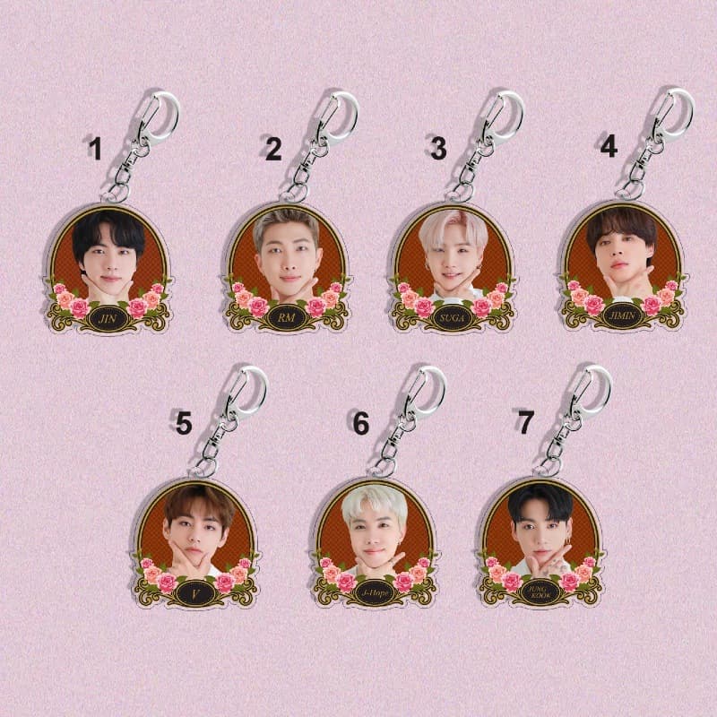 BTS V Park Jimin Kim Namjoon Kim Taehyung Keychain Pendant 1227