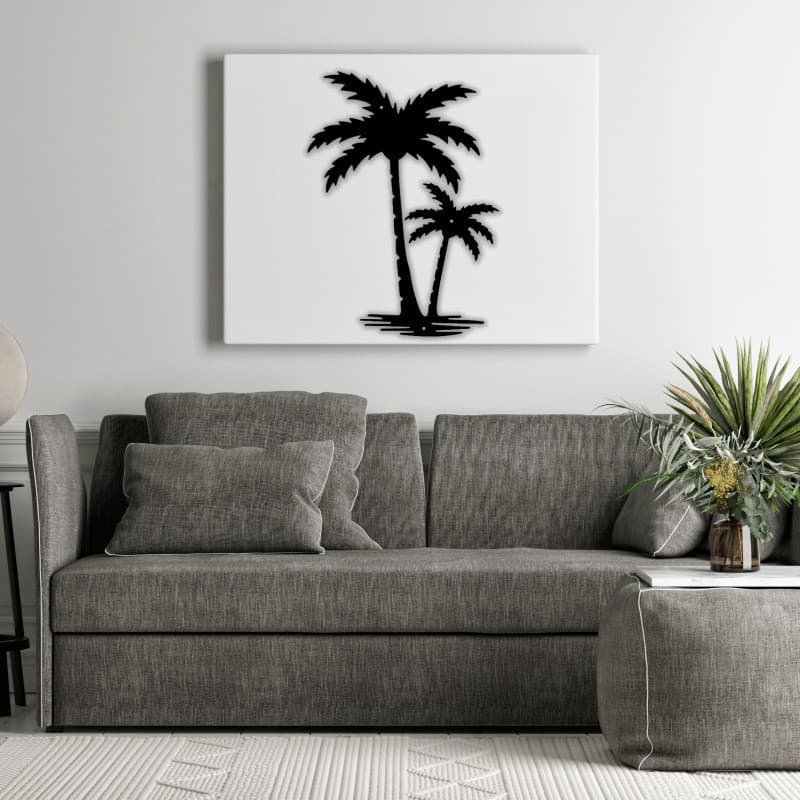 Cross-Best-Selling Art Wall Hanging Coconut Tree Rose Wall Decoration Mural Craft Art Wall Hanging