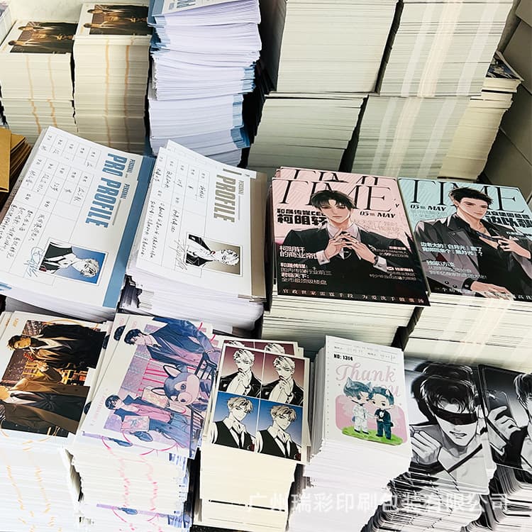Custom BL Merchandise Card Collection Archive-Style Magazine-Style Postcard Polaroid TIME Cover Transparent Card