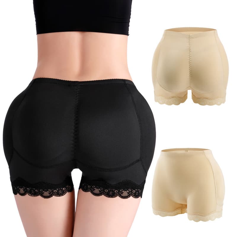 Butt-Enhancing Hip-Enhancing Large Size Fake Butt Underwear Lace Fake Butt Pads Sponge Pads Shaping Hip-Lifting Body Sculpting Belly Control Pants