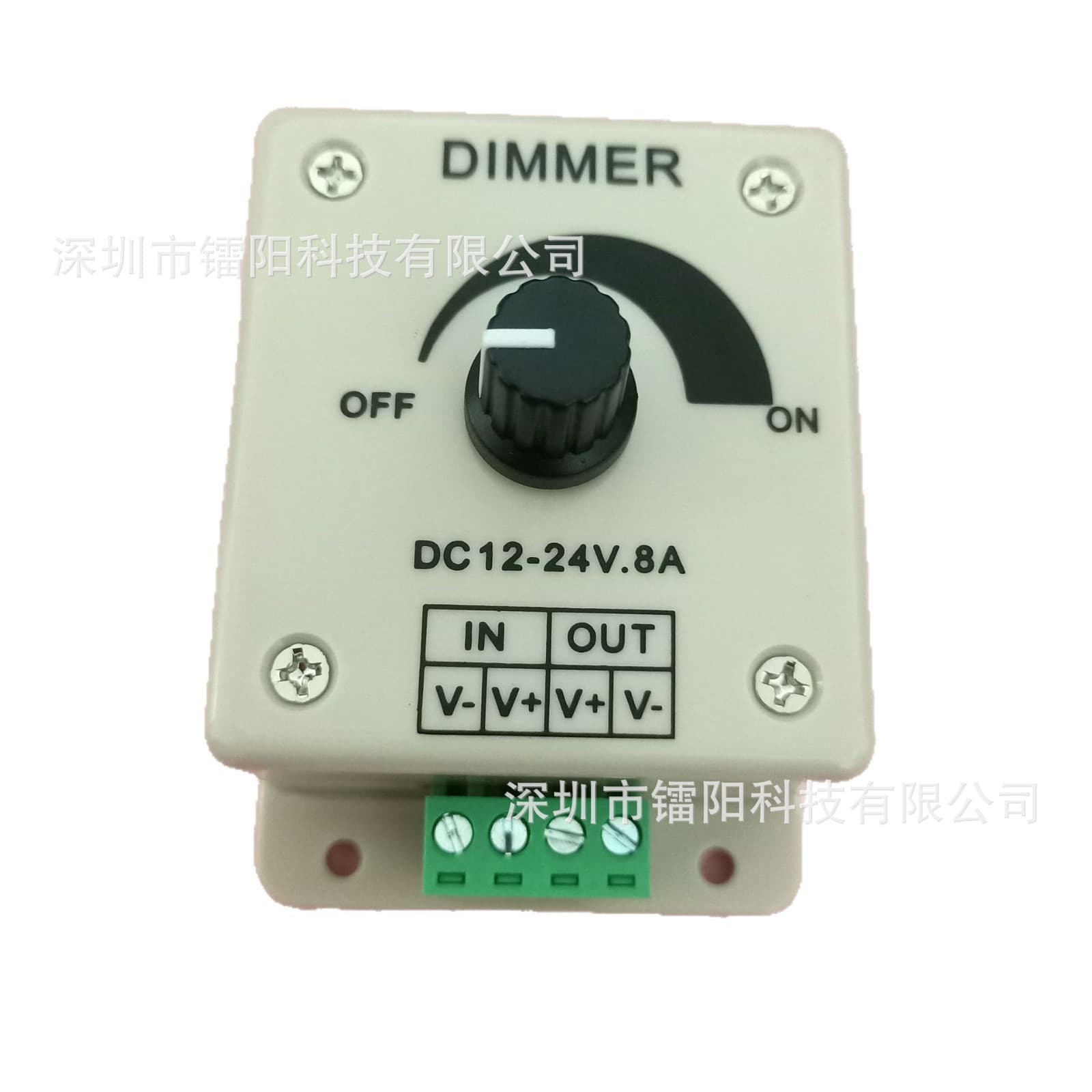 LED Knob Single Dimmer Manual Dimming Controller 8A Light Strip DC 12v Light Strip LED Dimmer Switch