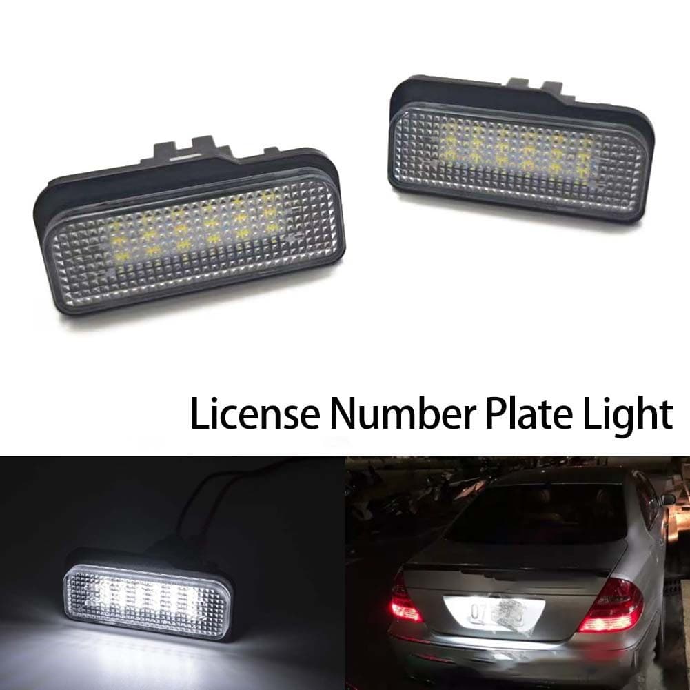 Car License Plate Light for Mercedes-Benz LED License Plate Light W203/W211/C219/R171 License Plate Light Assembly