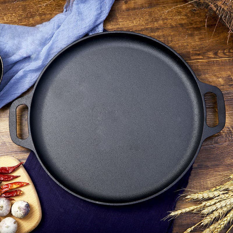 Teppanyaki plate household electric grill pan cast iron cassette stove outdoor camping frying pan commercial