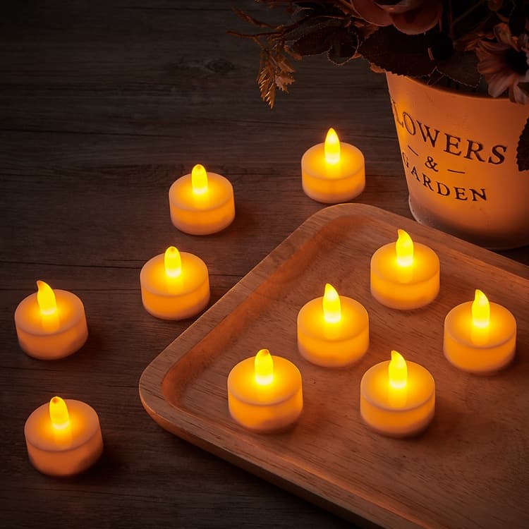 Remote Control LED Electronic Candle, Birthday Small Tea Light, Romantic Proposal Decoration Prop, Candle Lamp