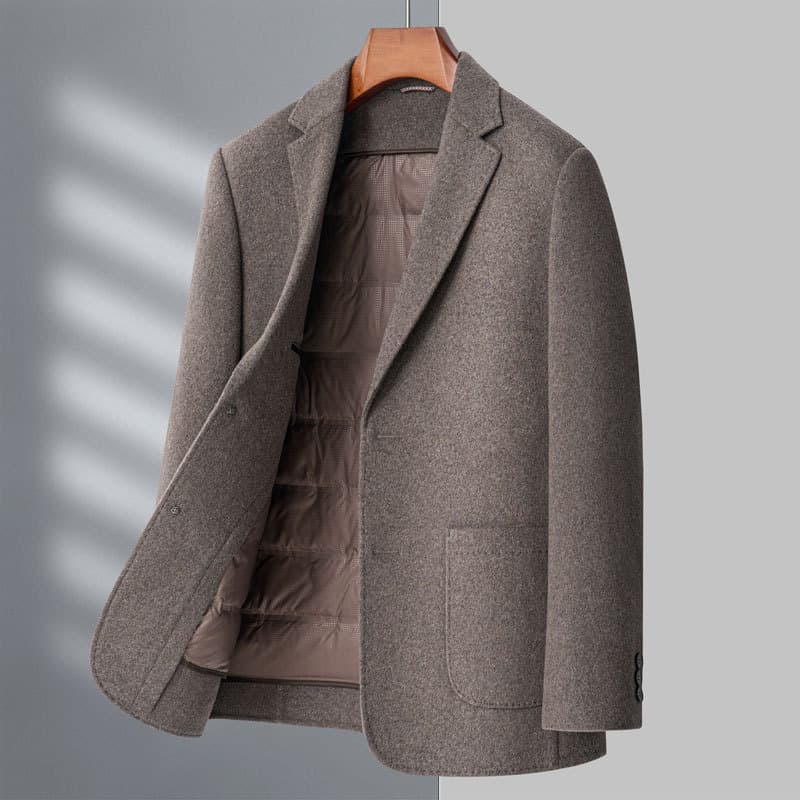 Cross-border wholesale Douyin bestseller main push! Detachable inner lining, five colors, double-faced wool suit jacket.