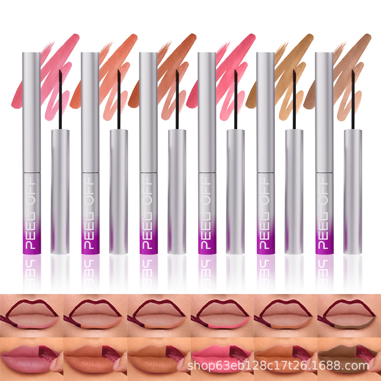 LANGMANNI New Peel-Off Lip Liner Lip Gloss Cross-Border Bestseller Amazon temu Exclusive