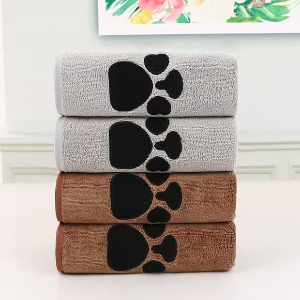 Customized microfiber towels with embroidery, hair drying towels, wholesale, cross-border export.