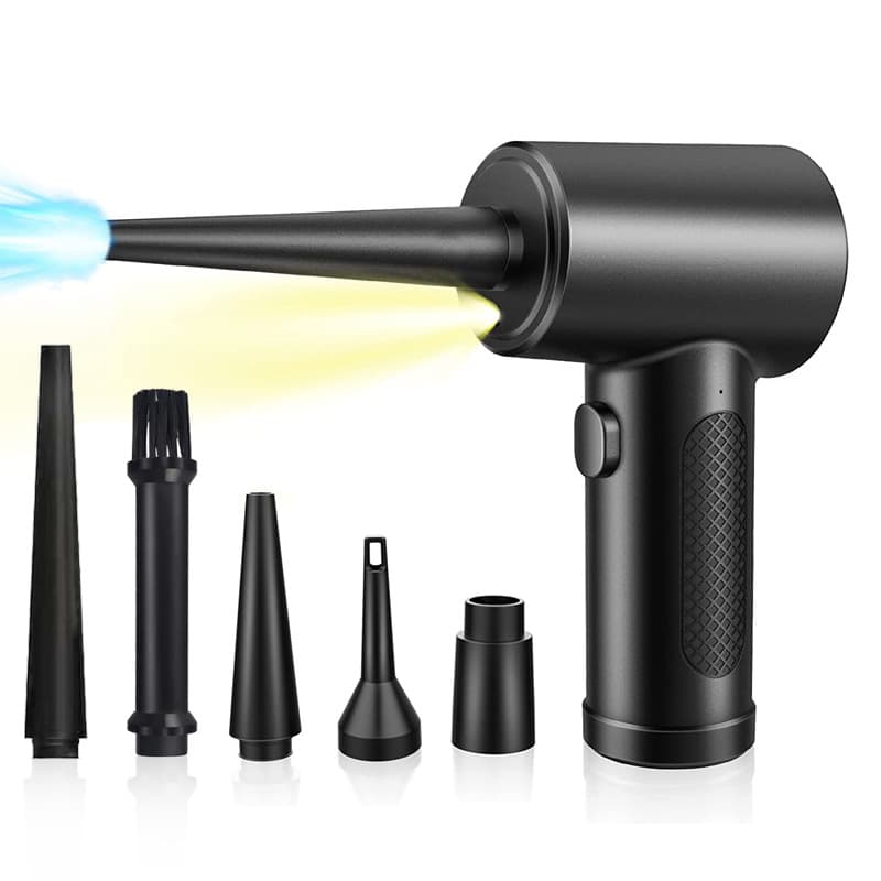 Cross-border portable handheld wireless dust blower, dual-purpose for motorcycle and home, keyboard and chassis high-power dust blower, factory direct