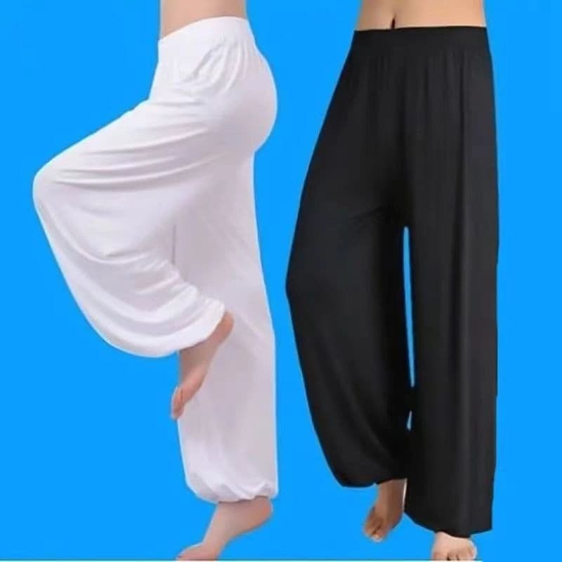 300lb Plus Size Men's Modal Loose Fit Harem Pants Summer Lightweight Casual Trousers for Morning Exercise Yoga Home