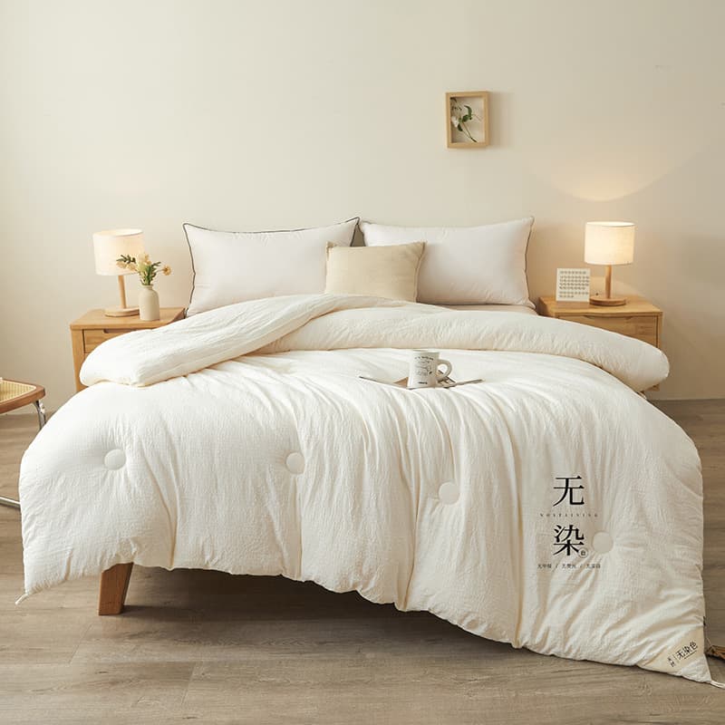 Class A undyed soybean fiber quilts, winter and spring quilts, soybean core quilts, thickened warm cotton quilts for students, wholesale.