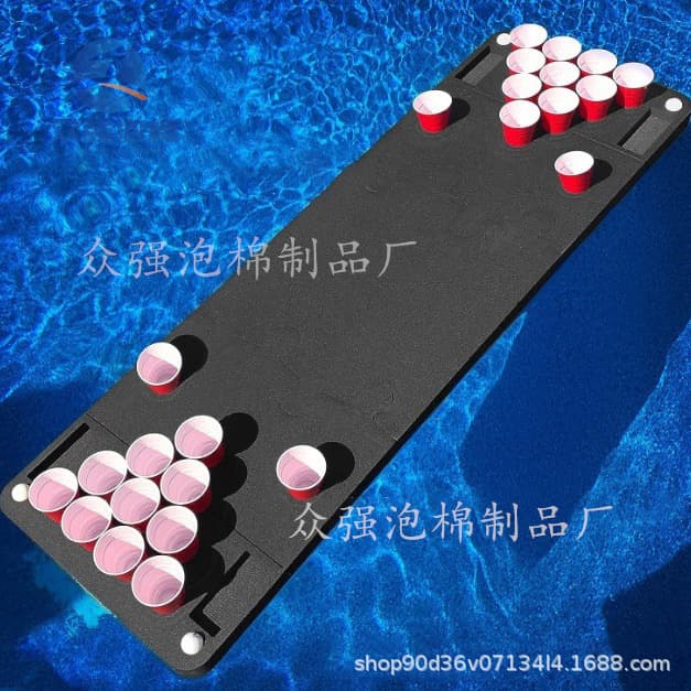 Floating Water Entertainment Table EVA Hotel B&B Pool Cup Holder Foldable Beer Drink Tray