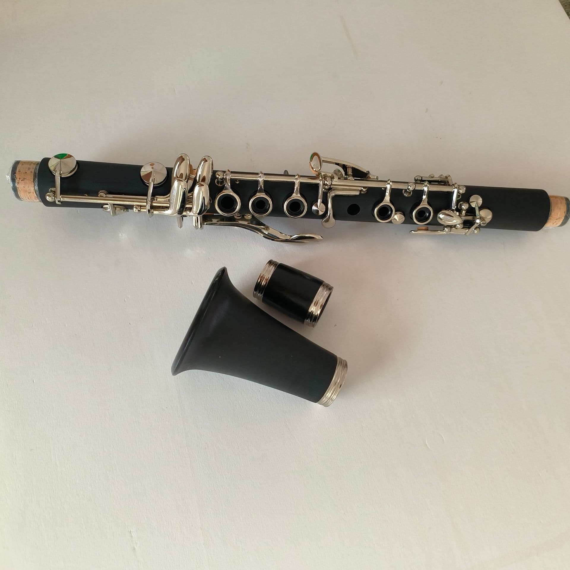 Resin E-Flat Key 11-Key Nickel-Plated Black Clarinet Single-Reed Clarinet