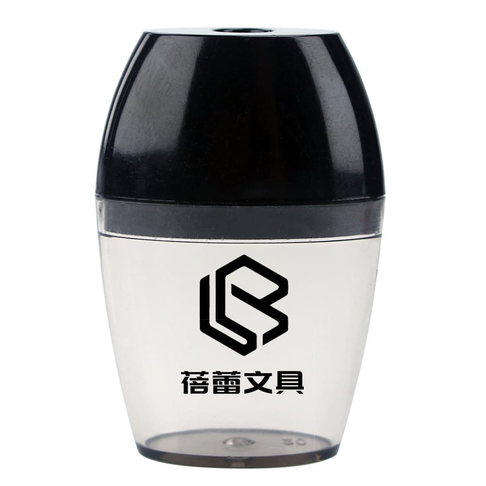 Single-hole plastic small pencil sharpener classic multi-color student supplies customizable logo 520A