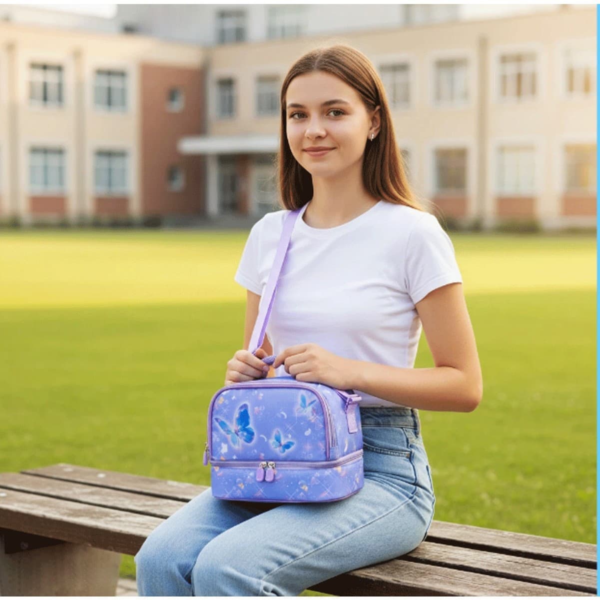 Foreign trade hot-selling lunch box insulated children's lunch box insulated soft bag mini cooler back to school insulated meal handbag