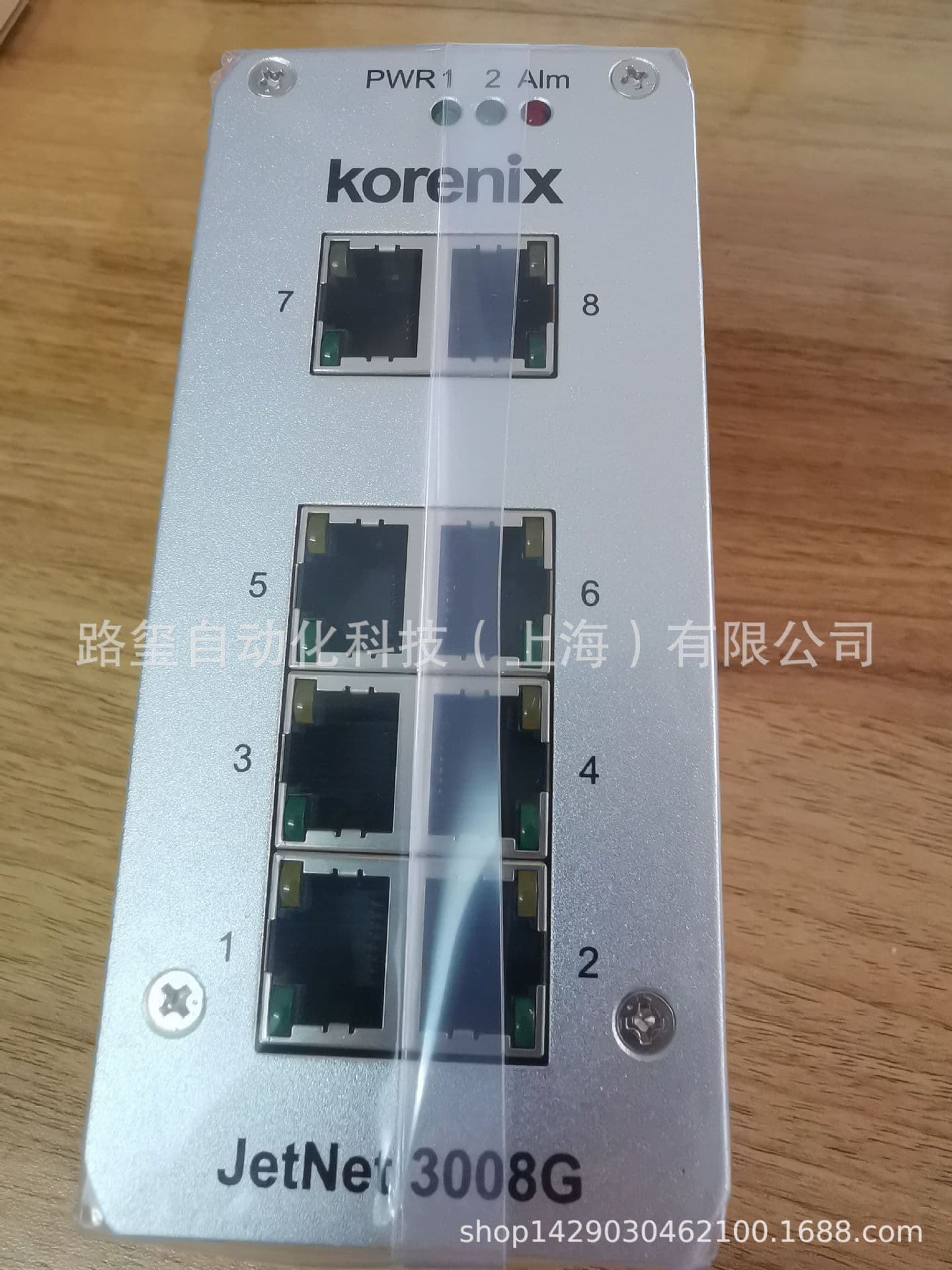 Korenix JetNet 3008G 8-Port 100 Gigabit Industrial Ethernet Fiber Optic Switch