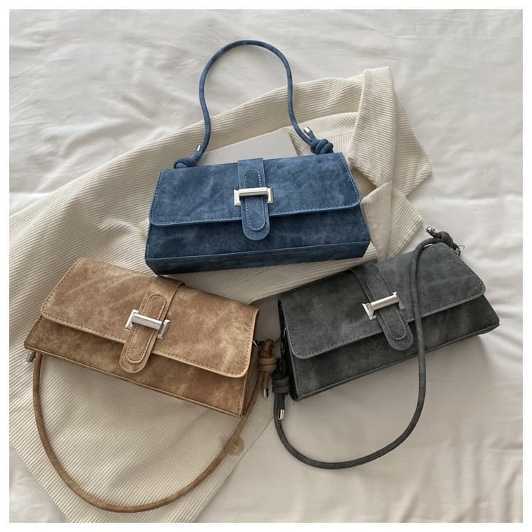 Cross-border Trade Baguette Bag 2025 Winter New Style Women's Shoulder Bag Crossbody Bag