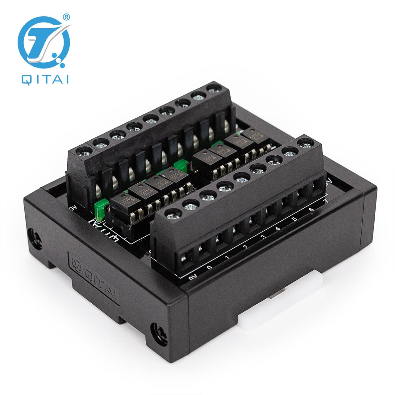 QMY310-P Optocoupler Relay Module Terminal Block PNP/NPN Universal Adapter Board with 4-Position 1-Common Horn Input