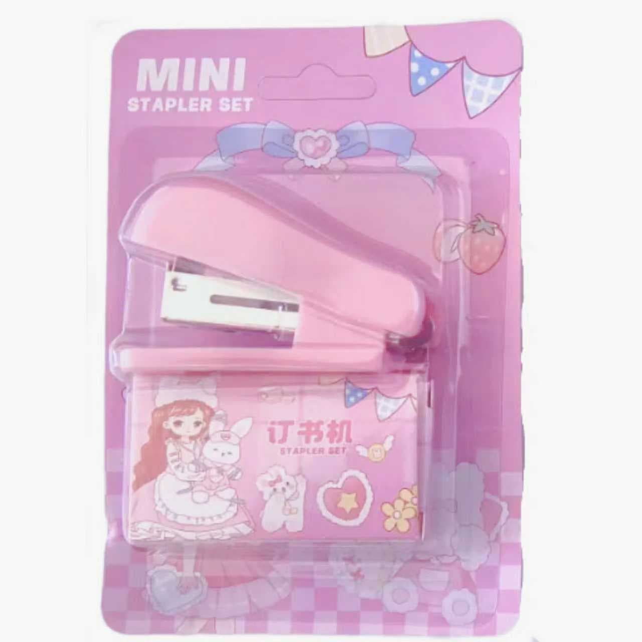 Capybara Mini Stapler Set, Cute Portable Stationery for Students, Effortless Document and Test Paper Organization
