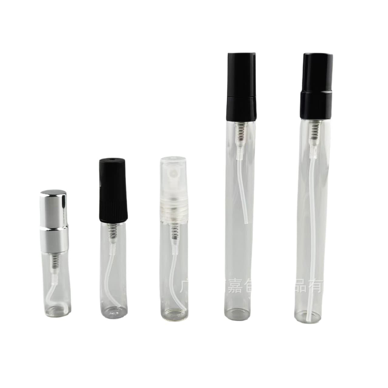 2/3/5/10 Glass Tube Spray Perfume Refill Bottle Cosmetic Bottle Moisturizing Spray Bottle Perfume Packaging