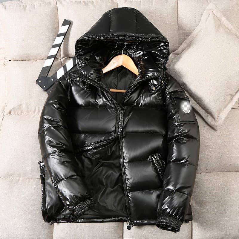 2025 winter new style fashionable Korean version couple wear cross-border down jacket men's short outdoor thickened hooded style 118