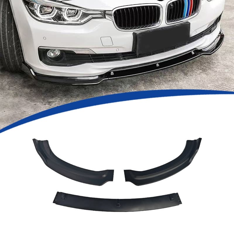 Suitable for 2016-2019 BMW regular version 3 Series F30 front lip and front shovel 3-section type