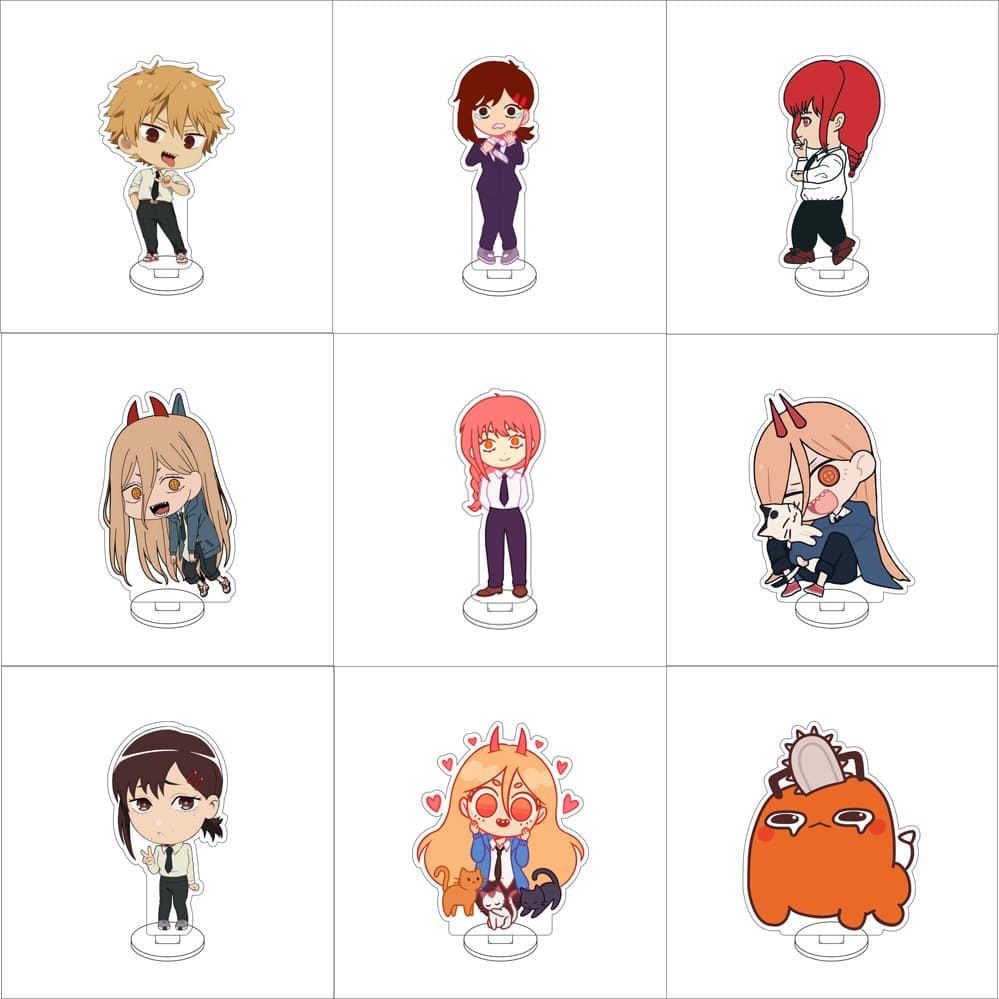 Chainsaw Man 10CM Acrylic Stand Figure Exquisite Acrylic Stand Anime Convention Stall Gift