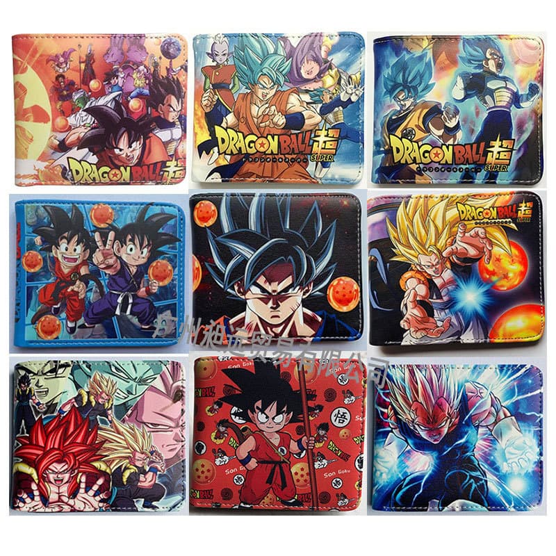 Anime Wukong Dragon Ball Short Wallet Teenager Personalized Simple Coin Purse Pu Leather Wallet Amazon
