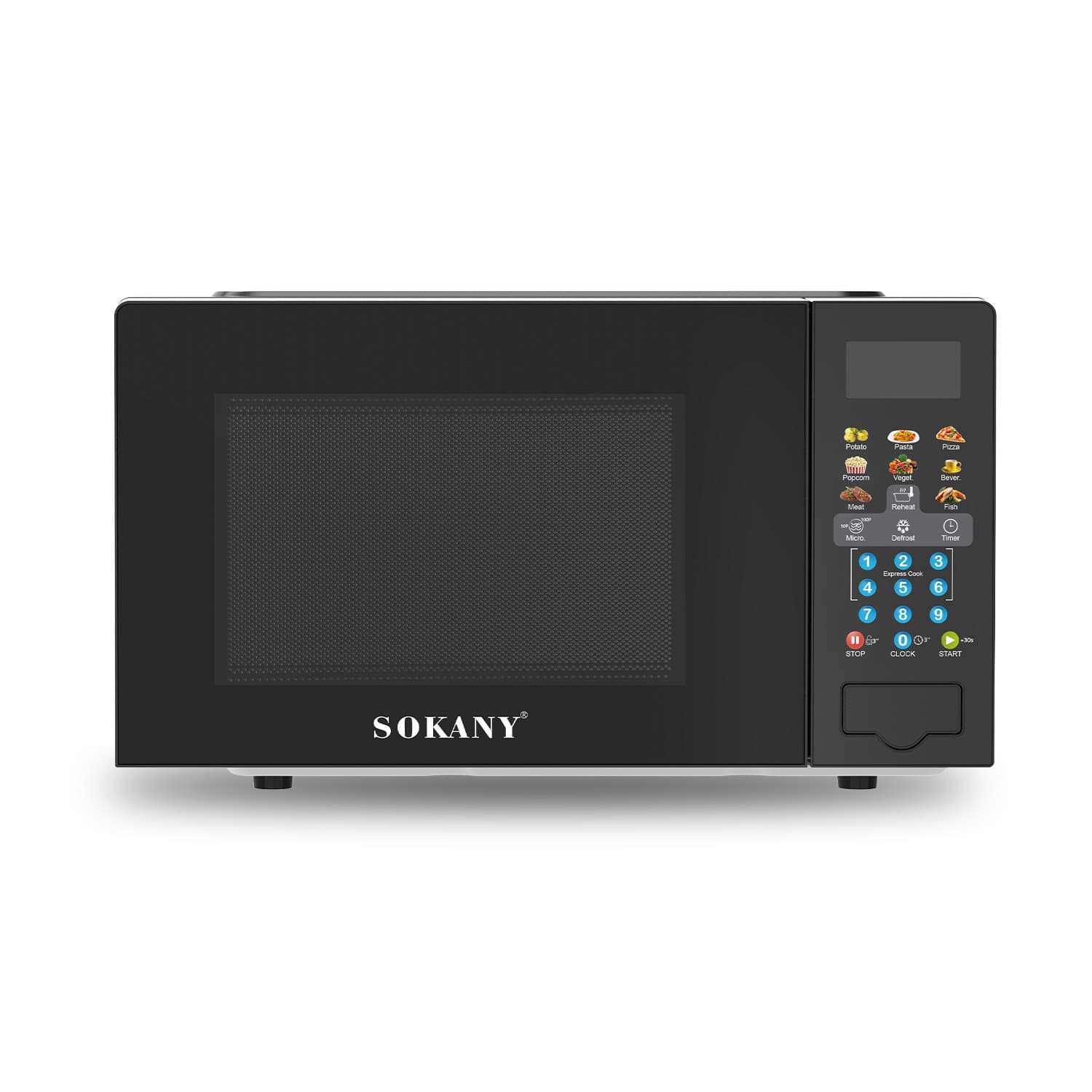 Cross-border Drop Shipping Microwave Oven Home Small 20L Capacity Inverter Microwave Oven Electric Oven