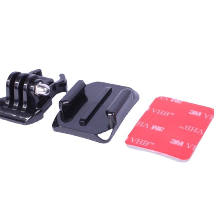 GoPro Accessories Curved Helmet Mount Adhesive Base Curved Surface Base 3M Double-Sided Tape Swivel Mount