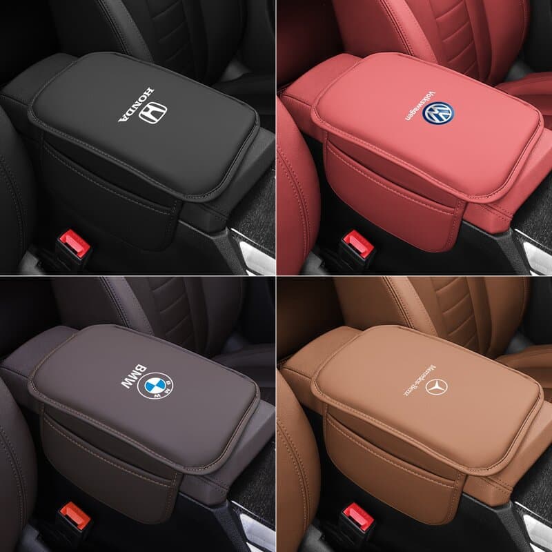 Car Armrest Box Cushion Memory Foam Elbow Rest Universal Heightening and Extending Pad for Vehicle Center Console Armrest Cover
