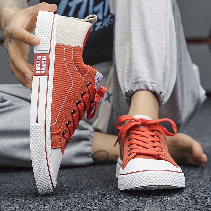 Men's Shoes 2024 New Summer Breathable Casual Canvas Sneakers for Teens Soft Sole Sports Shoes