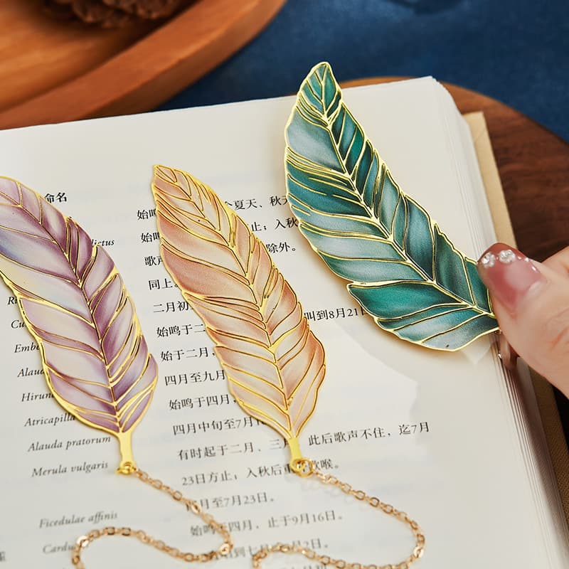 Lingyu Danqing Exquisite Metal Bookmark, High-Aesthetic Classical Chinese Style Cultural Creative Souvenir, Gift for Students