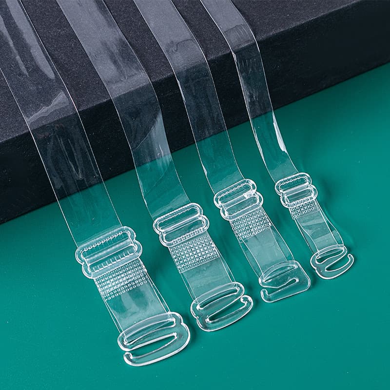 Clear Clasp TPU Bra Clear Straps, Elastic Matte Bra Straps, Crystal Invisible Straps, High Elasticity Factory Direct