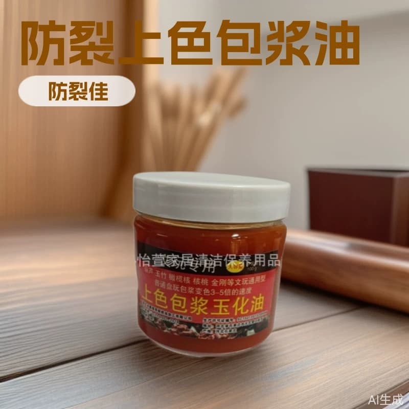 Wenwan maintenance oil walnut paste gourd polygonatum jade red oil olive core anti-cracking oil Wenwan jade paste paste