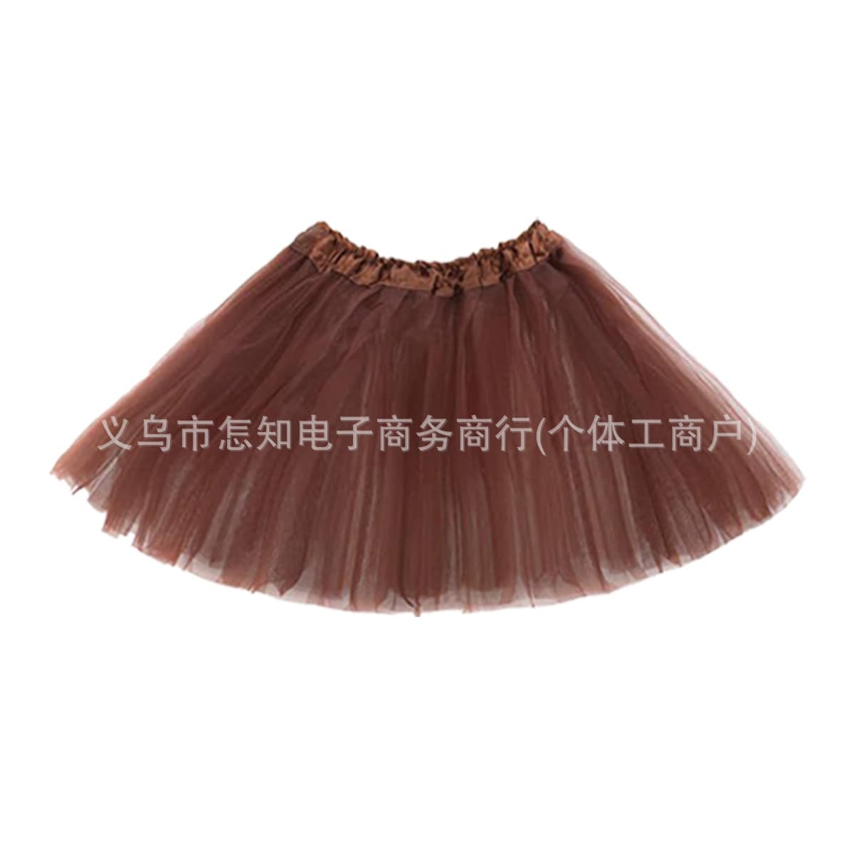 40cm Adult Tulle Skirt Tutu Skirt for Prom Party Festival Women's Costume Accessory Ballet Half Skirt In Stock