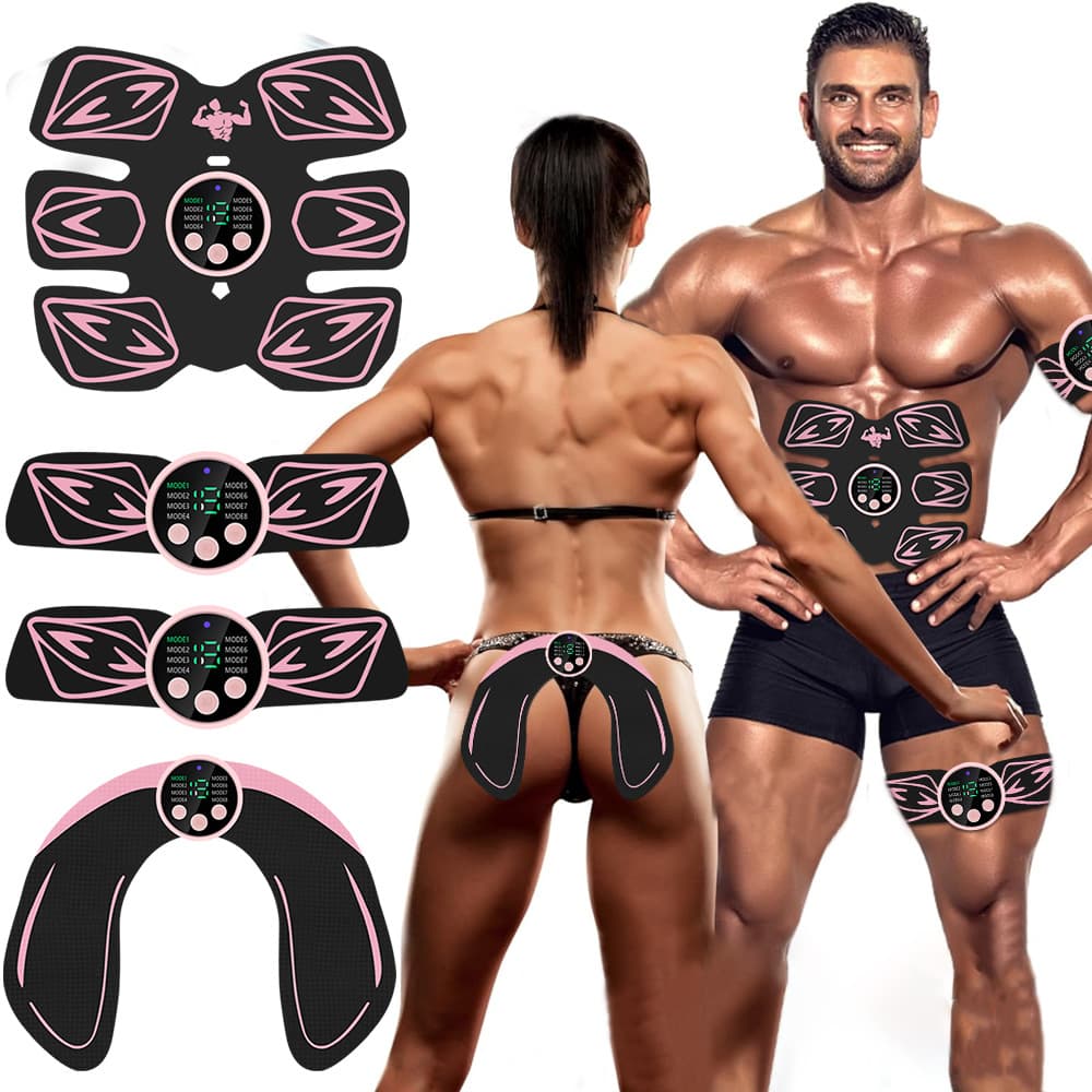 Cross-border Smart TENS Abdominal Muscle Trainer 6-Pack Home Fitness Slimming Device Lazy Exercise Equipment Ab Muscle Patch