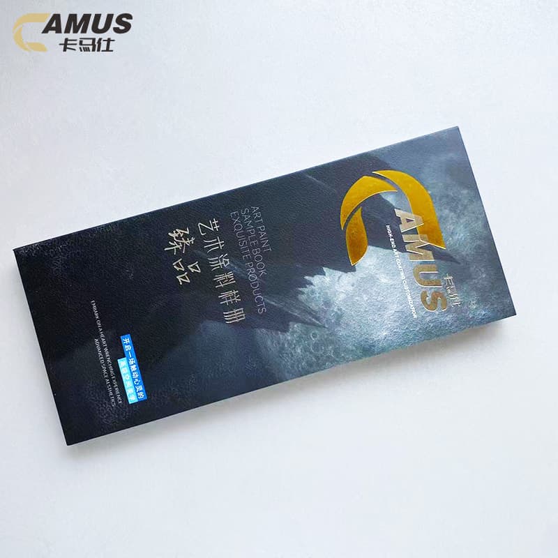 Kamaz popular sample album color card sample album proofing art paint sample display album production plate sample album