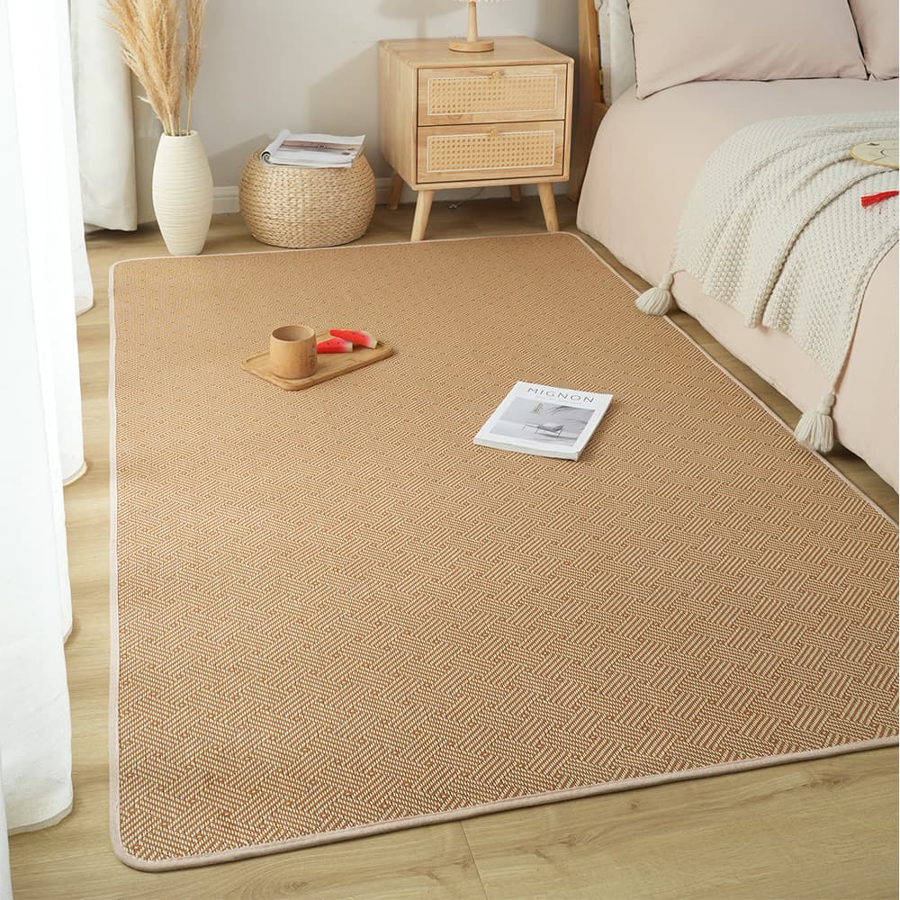 Bedroom Rattan Mat Carpet Summer Sofa Cushion Living Room Tatami Mat New Simple Bedside Floor Mat