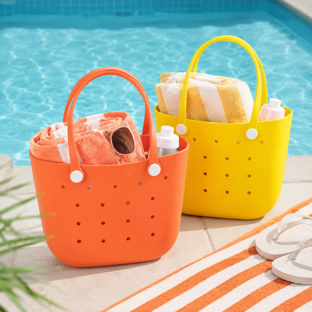 eva beach bag European and American swimming pool vacation hole bag women's summer handbag large capacity practical tote bag