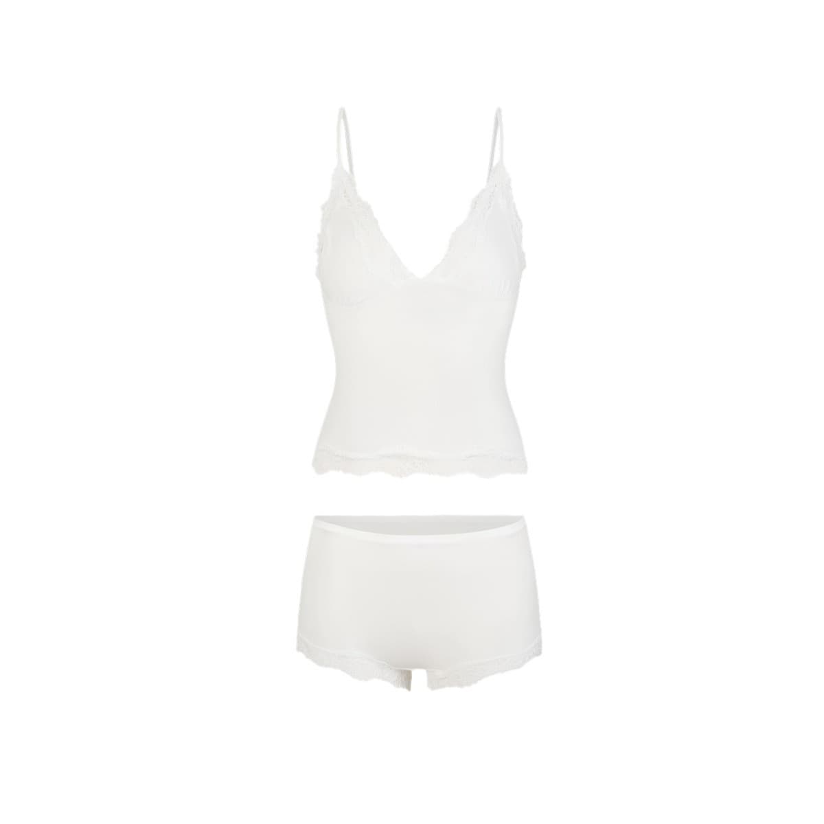 European and American Amazon women's lace vest camisole top with lace trim cross-border trade