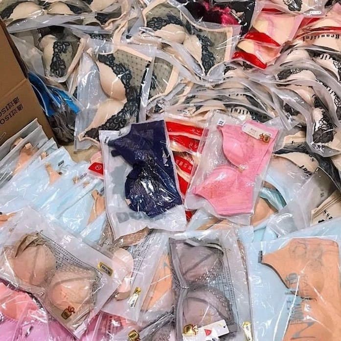 Discount Bras, Street Vendor Bras, Hot-Selling Mixed Styles, Assorted Bras, Low-Price Wholesale Bras