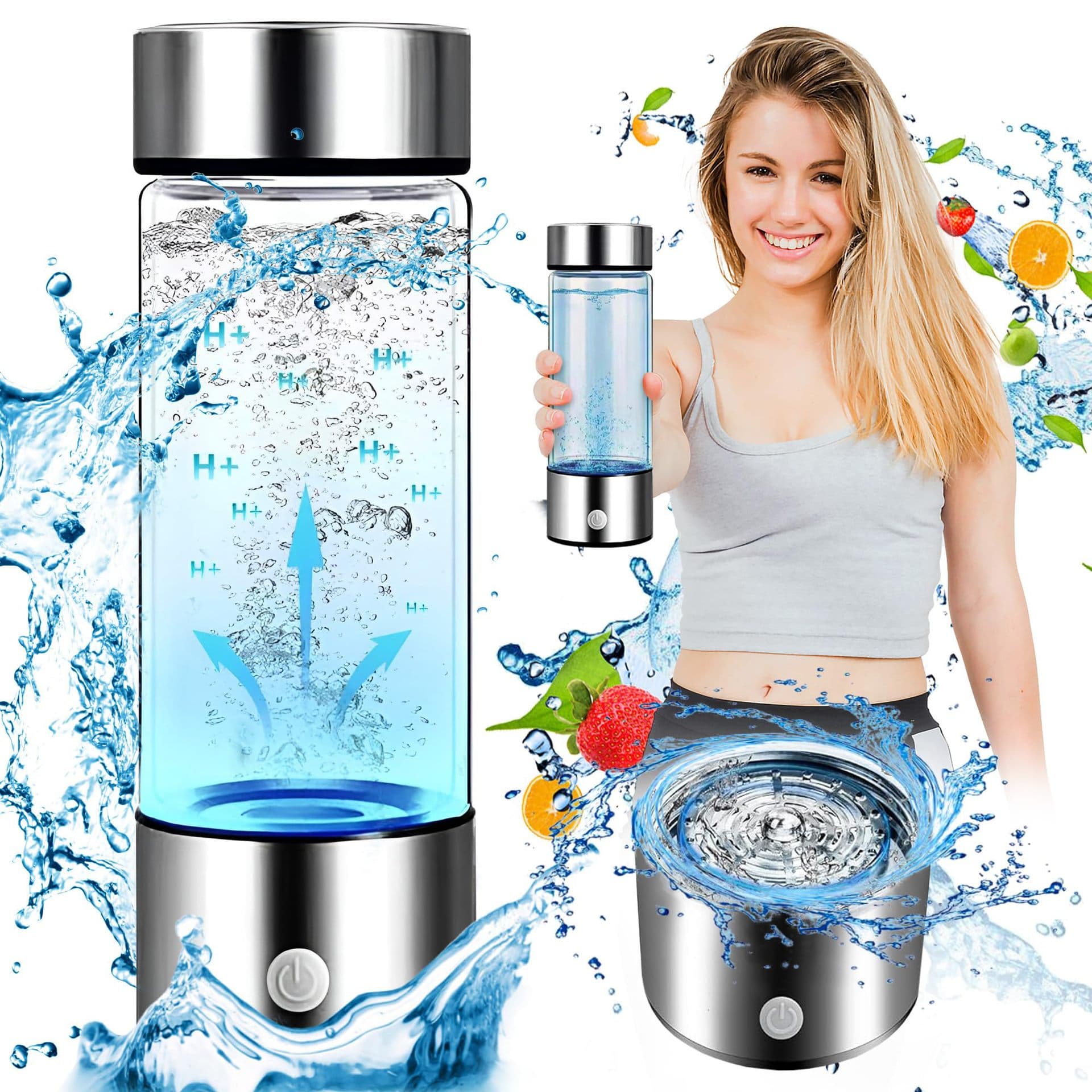 Factory Hydrogen Rich Water Cup Portable Hydrogen Water Cup New Model Hydrogen Water Cup for Meeting Gifts Hydrogen Water Cup with CE ROHS Certification