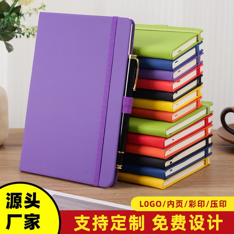 European and American foreign trade strapped notebook customized a5 thick notebook notepad wholesale a6 small notebook notebook stationery