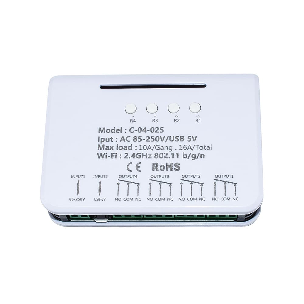 4CH R3 Smart WiFi Switch Retrofit Parts - Smart Home Module with Remote Mobile Control